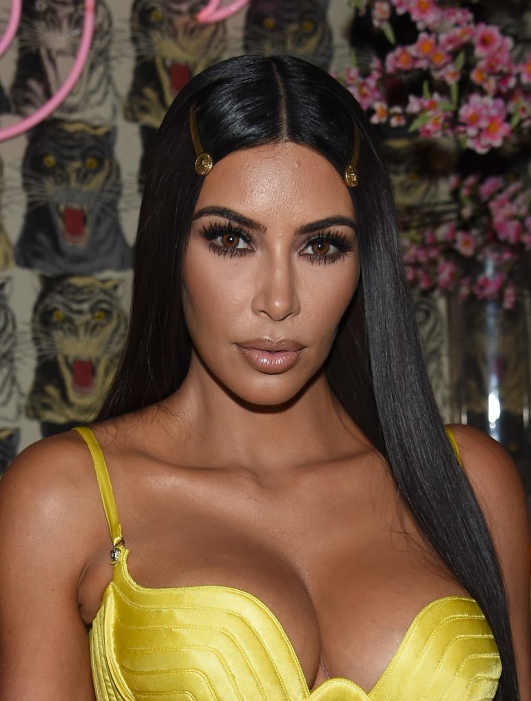 Kim Kardashian in Tight Yellow