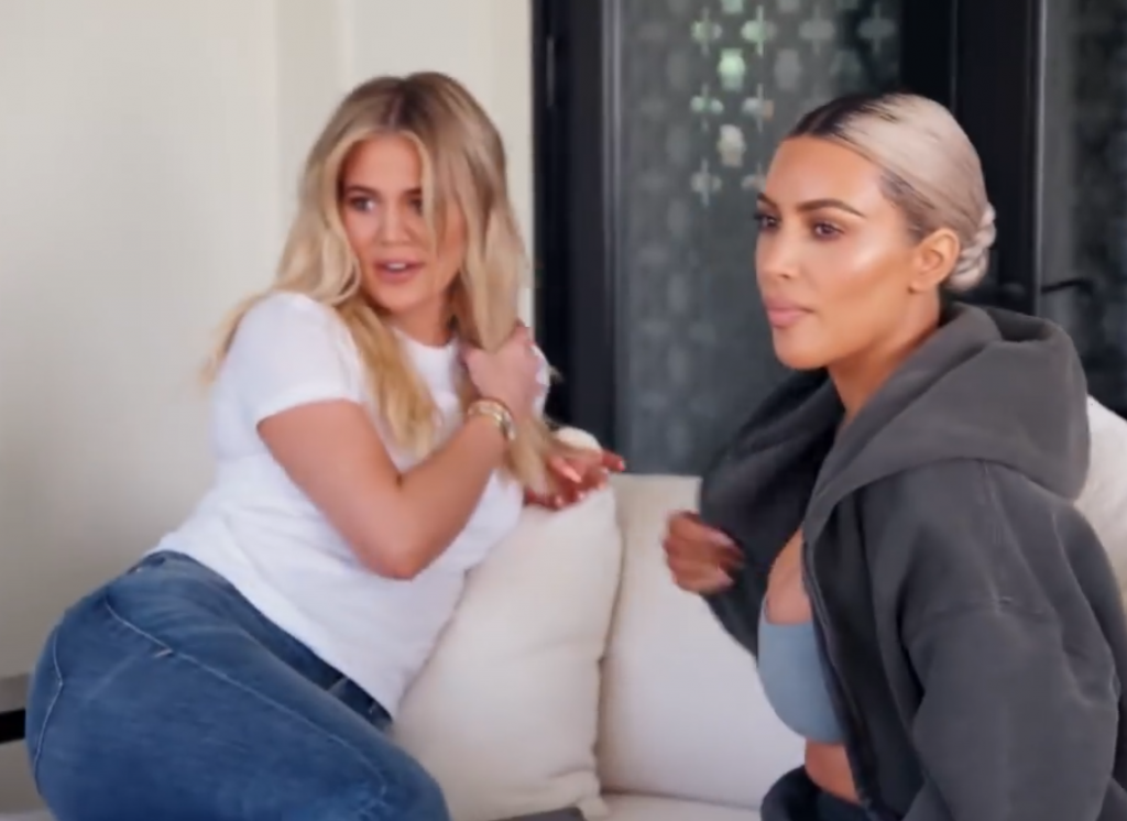 Khloe and Kim on KUWTK