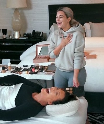 Kim Kardashian as a Mortician
