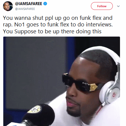 He thinks that she should focus on rap