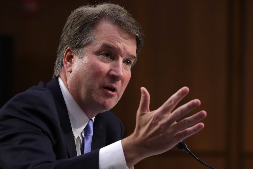 it's Brett Kavanaugh