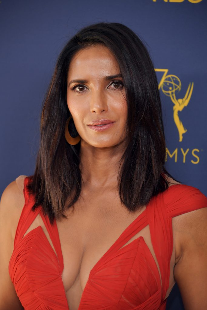 Padma Lakshmi in Red Dress
