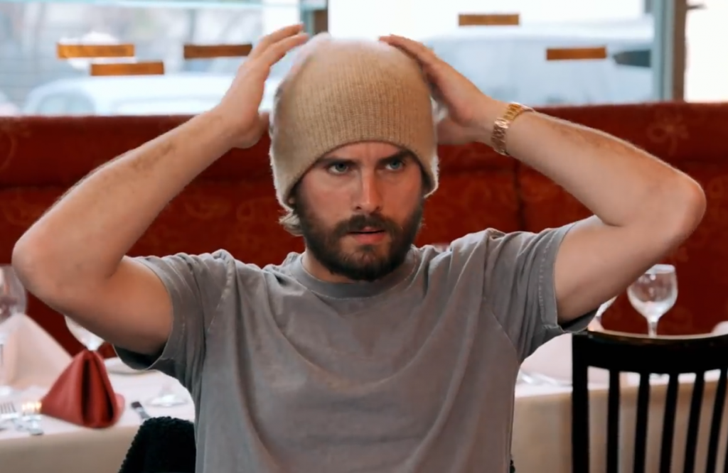 Scott Disick, Dressed Down for Dinner