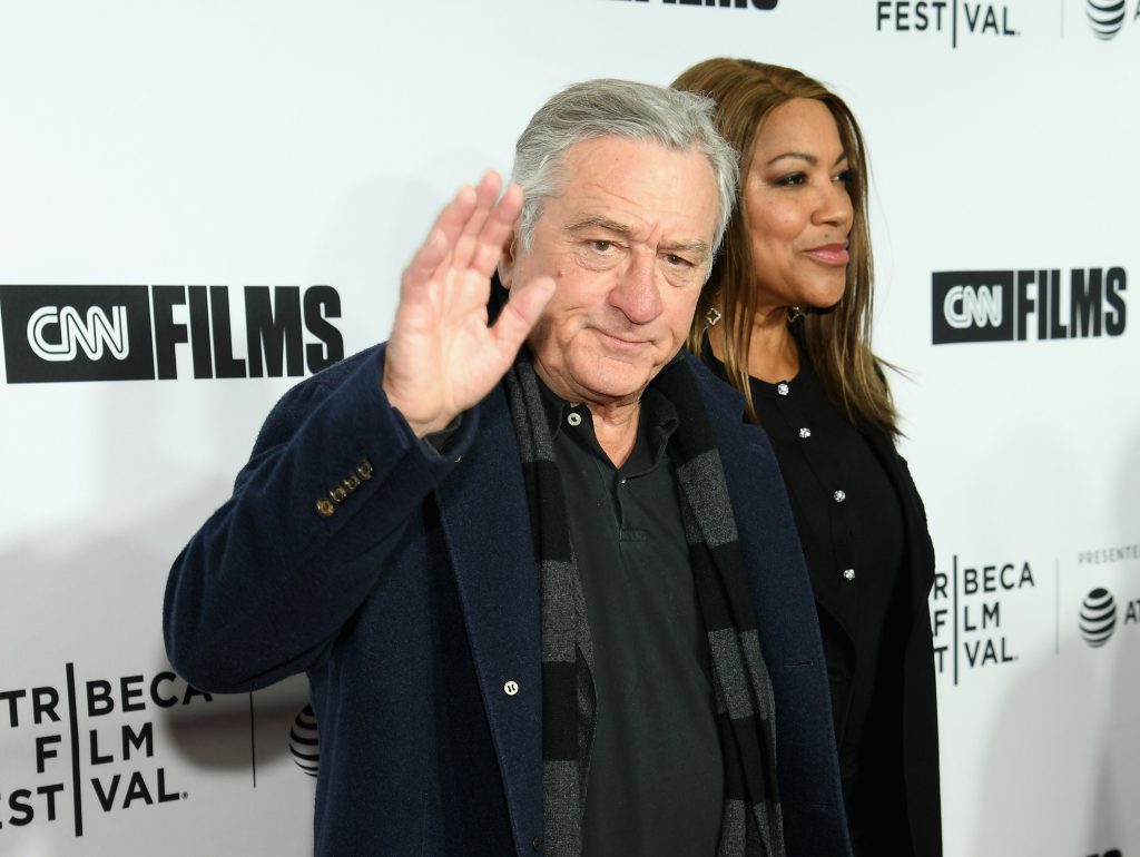 Robert De Niro Waves With Grace Hightower
