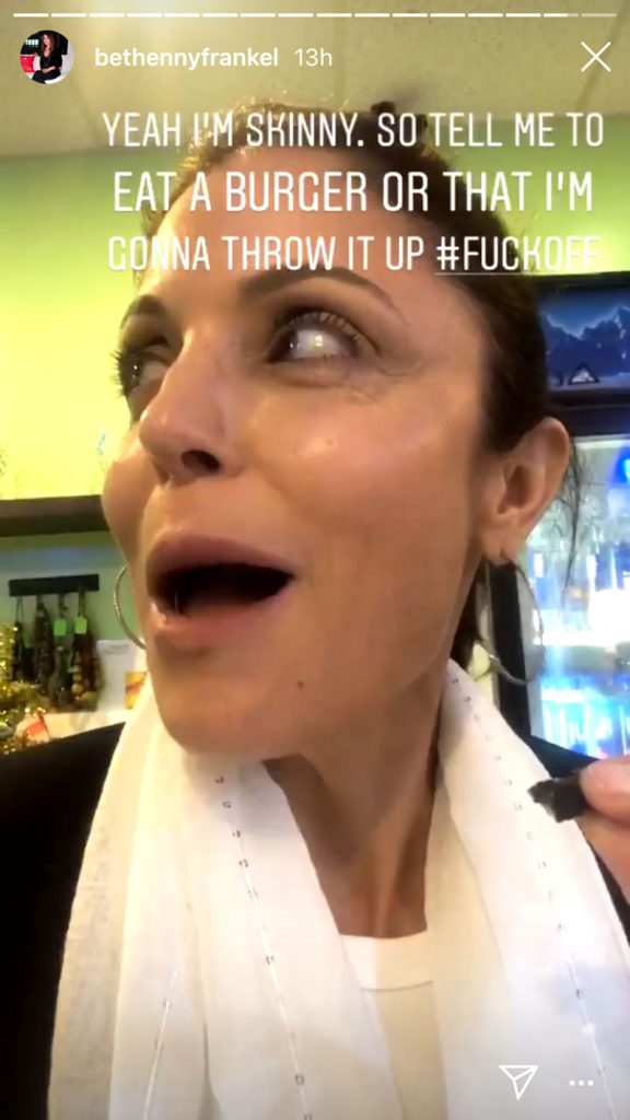 Bethenny Frankel preemptively claps back at body-shamers