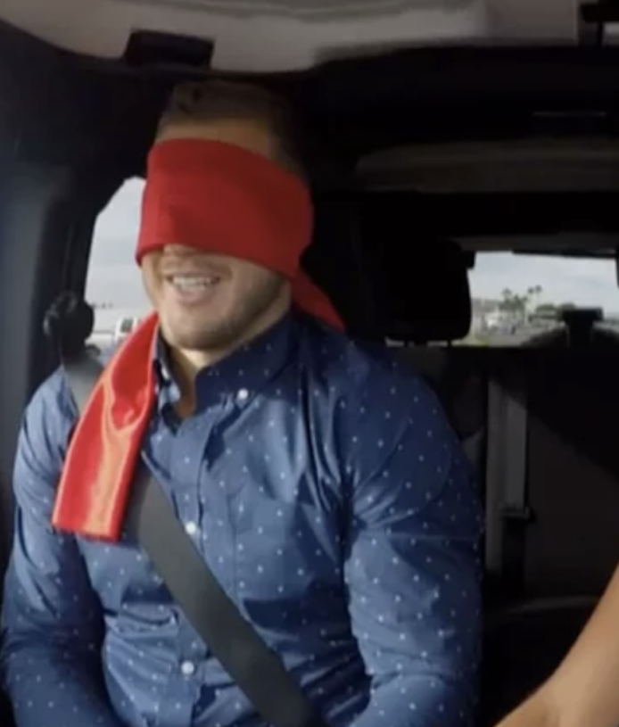 Colton Blindfolded