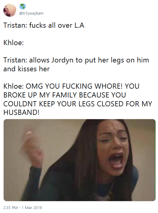 Khloe isn't making sense