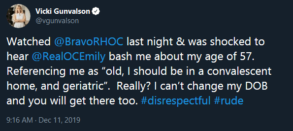 Vicki started it ... at least on Twitter