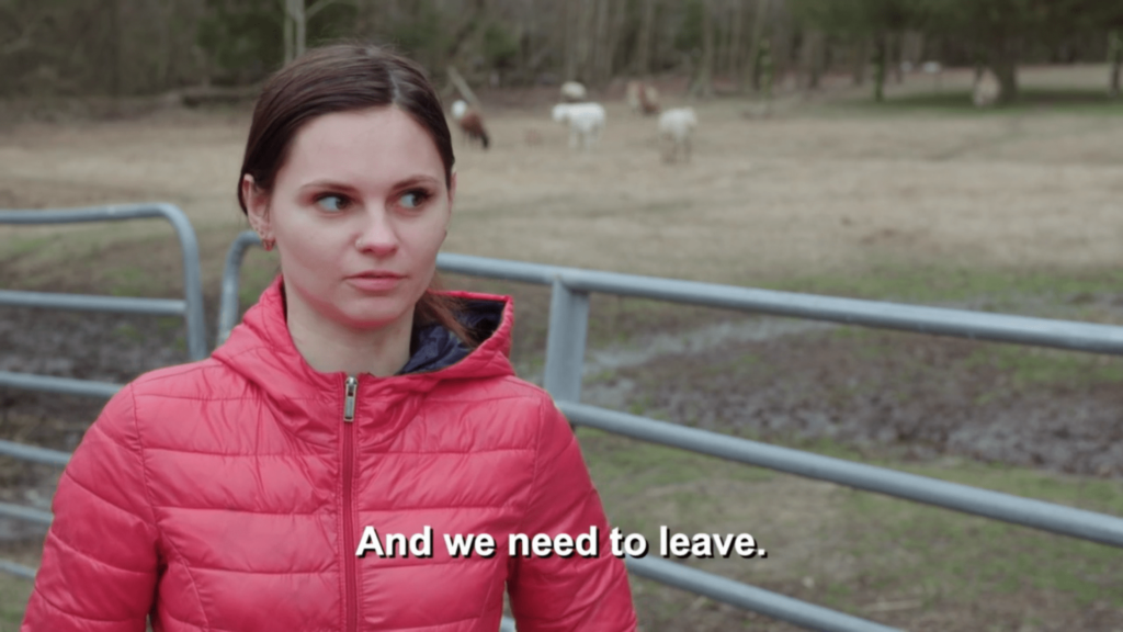 Julia Trubkina - and we need to leave