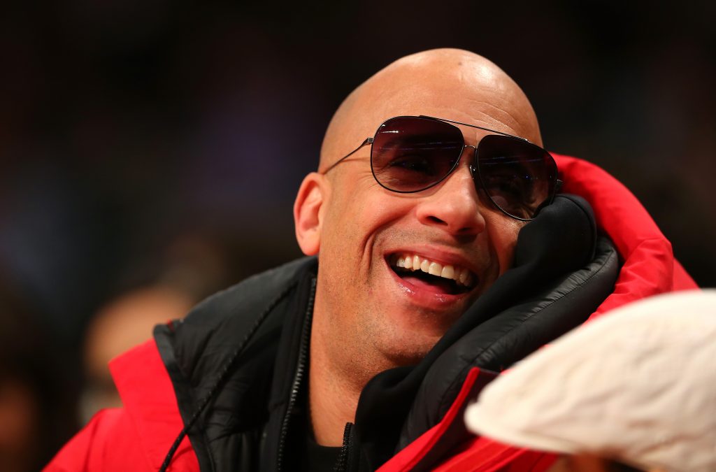 Vin Diesel at the All-Star Game