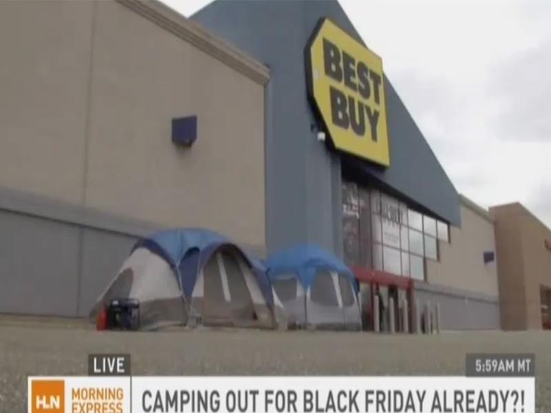 People Already Camping Outside Best Buy, Are Aware Black Friday is Next