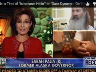 Sarah Palin on Phil Robertson Scandal: Stop with the Intolerance! - The