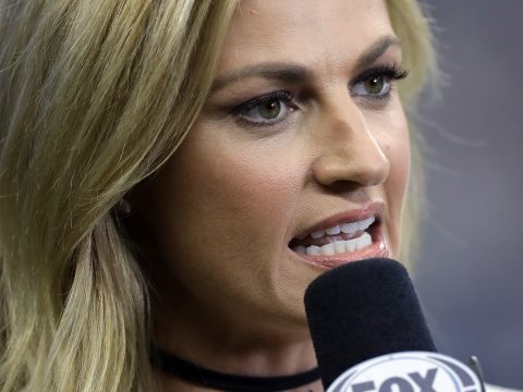 Erin Andrews on the Mic