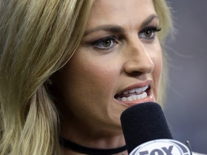 Erin Andrews on the Mic