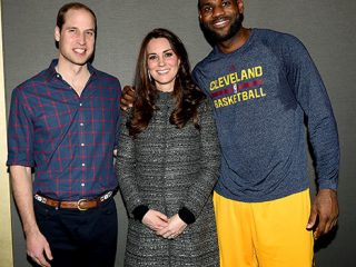 LeBron James Breaks Royal Protocol, Puts Arm Around Kate Middleton: Watch the Video!