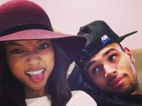 Karrueche Tran and Chris Brown Selfie - The Hollywood Gossip
