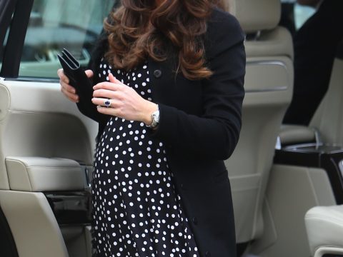 Kate Middleton Polkadot Dress - The Hollywood Gossip