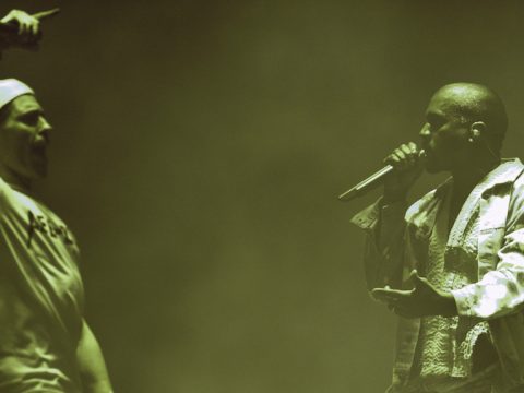 Kanye West Interrupted on Stage by Concert Crasher