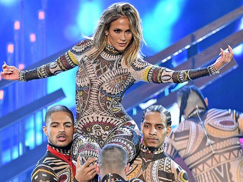 Jennifer Lopez Opens American Music Awards