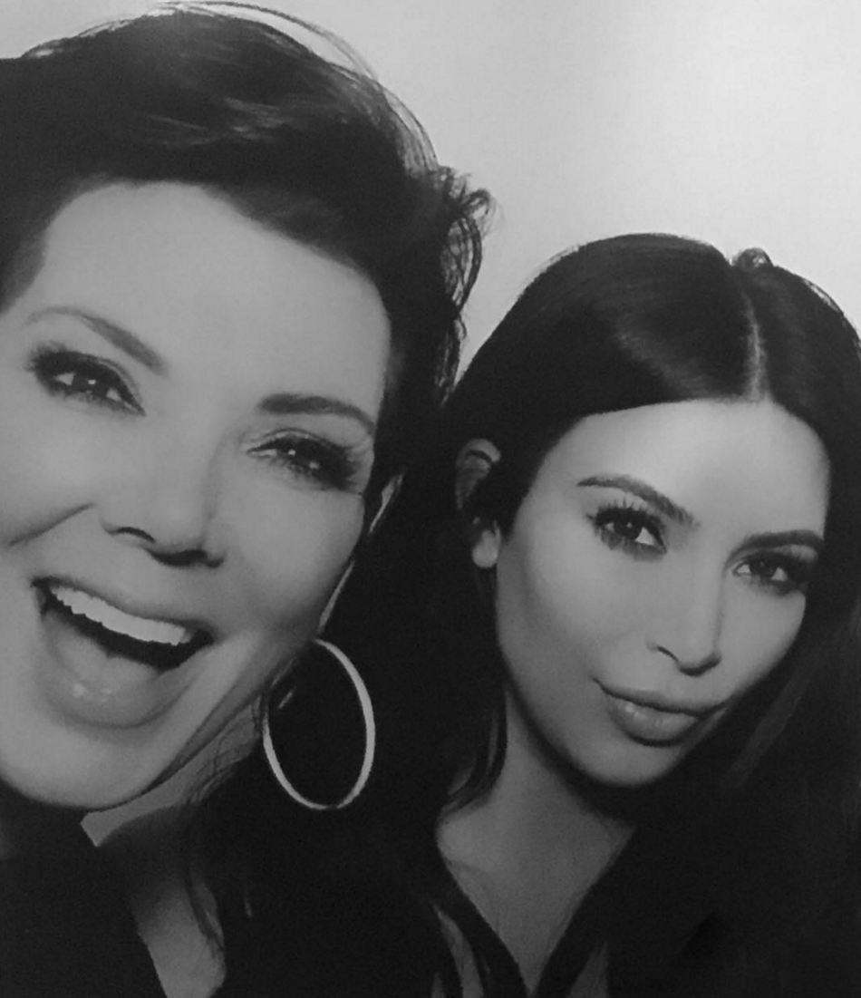 Kim Kardashian and Kris - The Hollywood Gossip