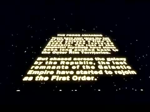 Star Wars: The Force Awakens Opening Scene