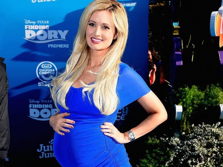Holly Madison in Blue