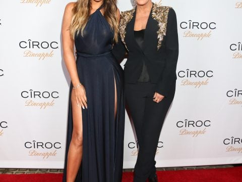 Khloe Kardashians and Kris Jenner: French Montana's Birthday Party