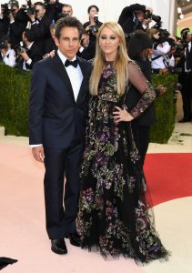 Ben Stiller and Christine Taylor: 2016 Costume Institute Gala