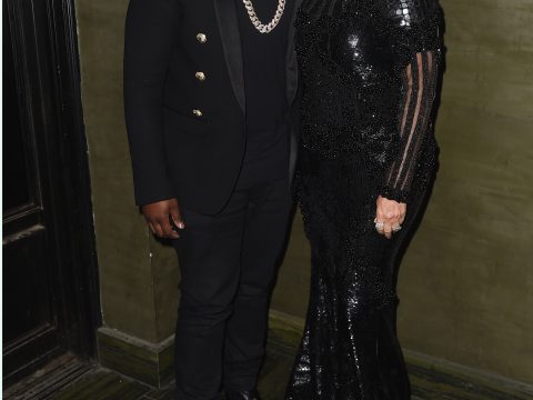 Kris Jenner and Corey Gamble: Balmain Met Gala After Party