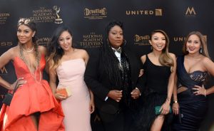 Tamar Braxton, Tamera Mowry-Housley, Loni Love, Jeannie Mai, and Adrienne Bailon:43rd Annual Daytime Emmy Awards