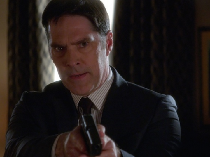 Thomas Gibson with a Gun