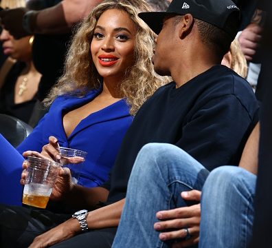 Beyonce And Jay Z at NBA Finals Game Six
