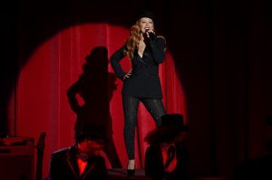 Christina Aguilera Performs During Hilary Clinton: Shes With Us! Concert