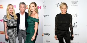 Erin, Sara and David Foster Yoland Foster Split Photo