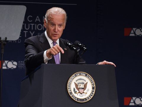 Joe Biden at the Mic