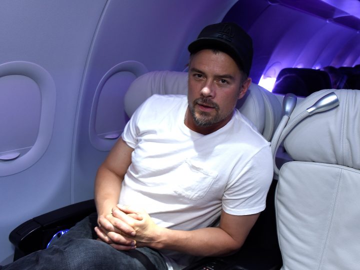 Josh Duhamel Attends Virgin America’s Denver Service Launch