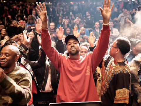 Kanye West At Yeezy Season 3 Debut