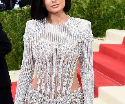 Kylie Jenner Rocking Silver