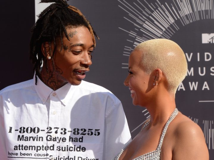 Wiz Khlaifa Smiles at Amber Rose
