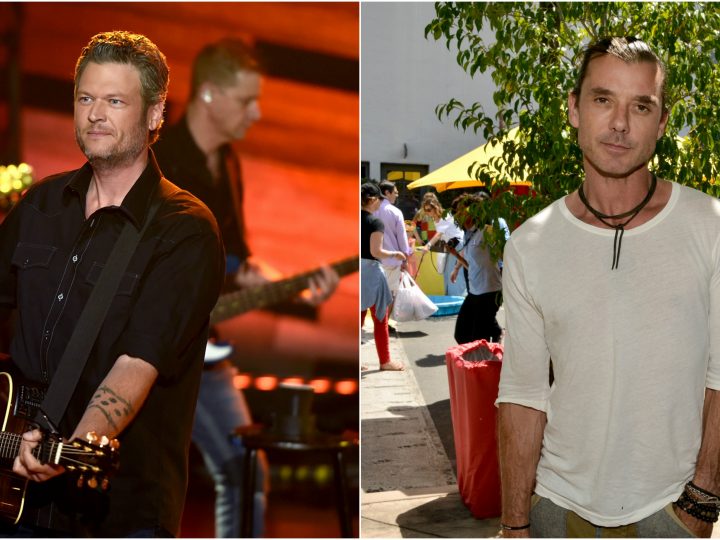 Blake Shelton Gavin Rossdale Split Pic