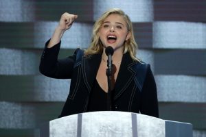 Chloe Grace Moretz at the DNC