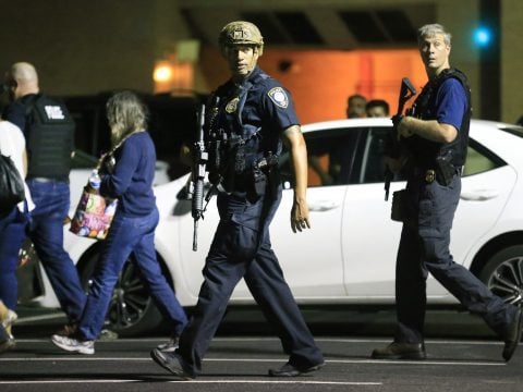 Dallas Shooting Scene