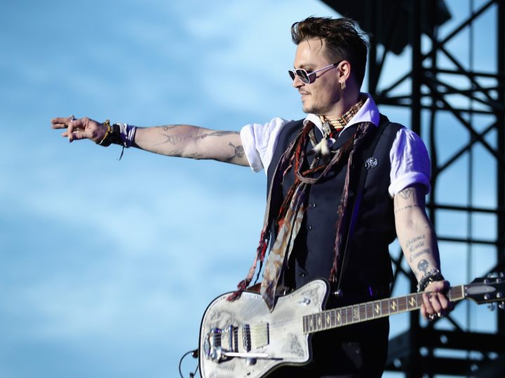 Johnny Depp Performs Germany