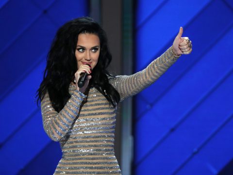 Katy Perry Democratic National Convention Photo