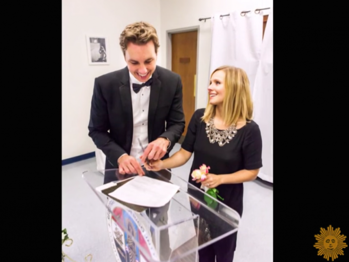 Kristen Bell Wedding Dress