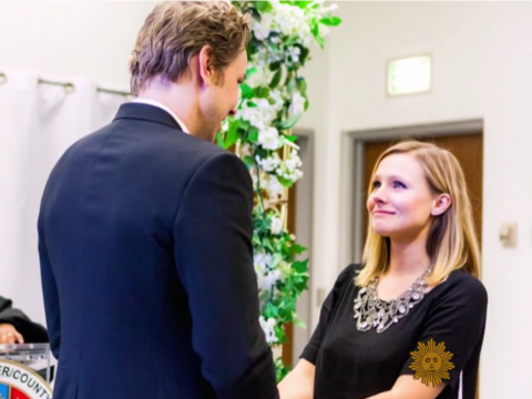 Kristen Bell Wedding Picture