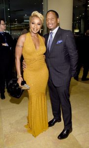 Mary J. Blige & Martin Isaacs at Pre-GRAMMY Gala