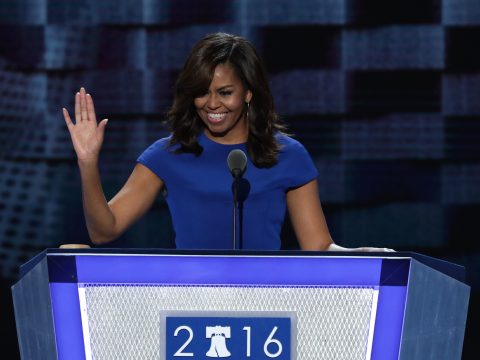 Michelle Obama at the Democratic Convention