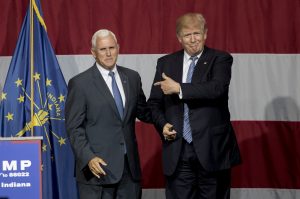 Mike Pence, Donald Trump