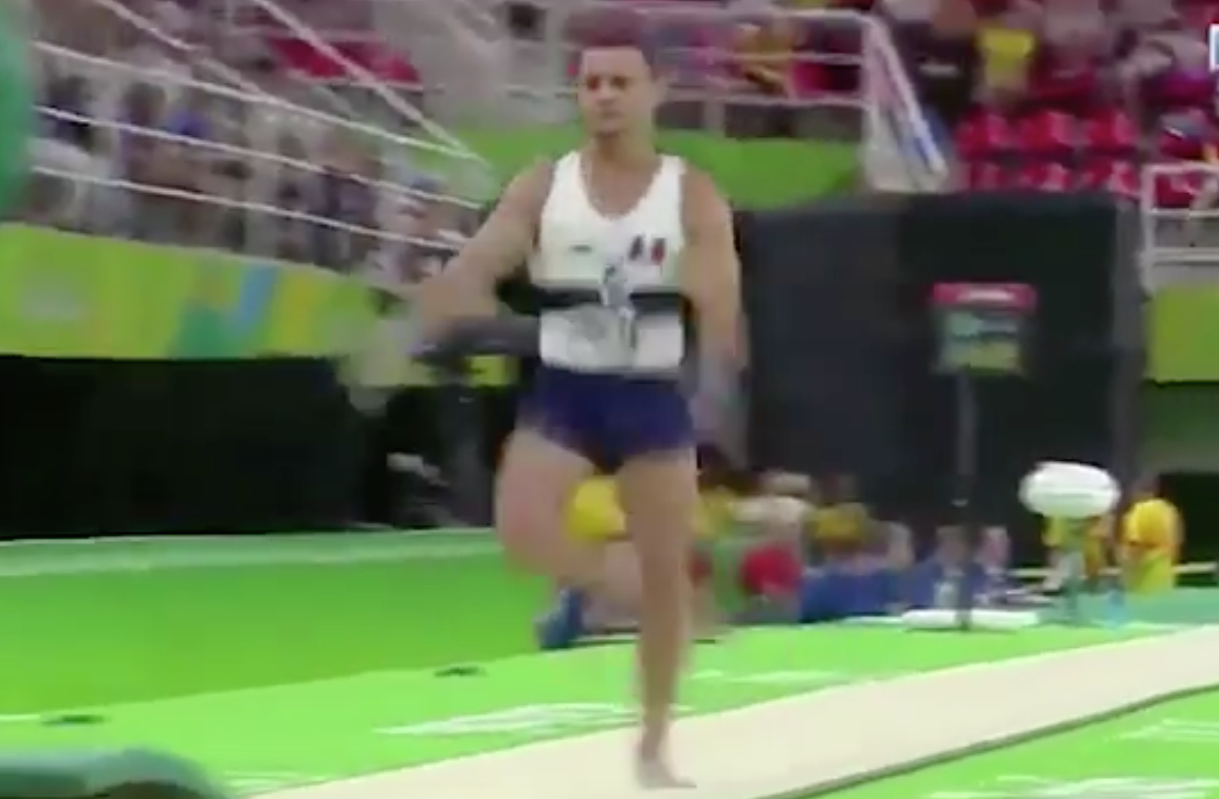 French Gymnast Breaks Leg During Horrific Vault Landing [VIDEO] The